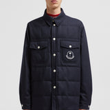 MONCLER X PALM ANGELS WOOL FLANNEL SHIRT