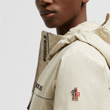 VISAILLE HOODED GORE-TEX SHORT DOWN JACKET