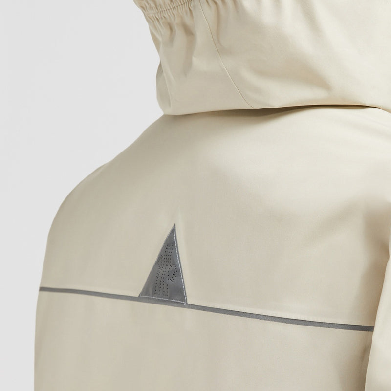 VISAILLE HOODED GORE-TEX SHORT DOWN JACKET
