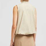 GRUILLY BEADED COTTON GILET
