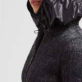 YVILLE HOODED RUCHED WINDBREAKER