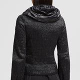 YVILLE HOODED RUCHED WINDBREAKER