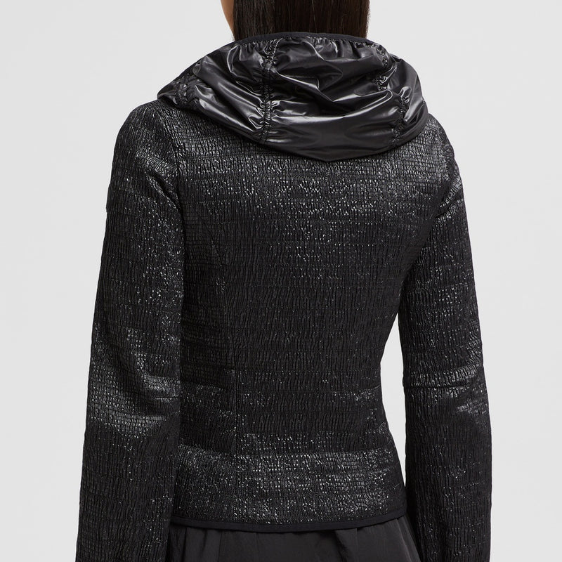 YVILLE HOODED RUCHED WINDBREAKER