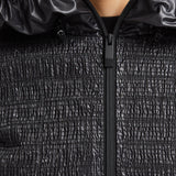 YVILLE HOODED RUCHED WINDBREAKER