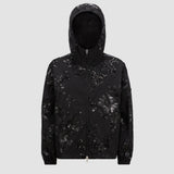 LANDAL SEQUIN-EMBROIDERED HOODED JACKET