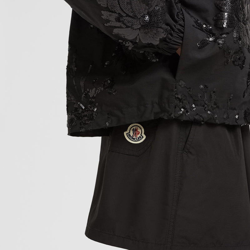 LANDAL SEQUIN-EMBROIDERED HOODED JACKET
