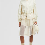 ROCHECOTTE BRODERIE ANGLAISE-TRIMMED JACKET
