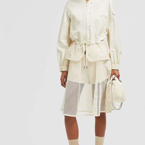 ROCHECOTTE BRODERIE ANGLAISE-TRIMMED JACKET