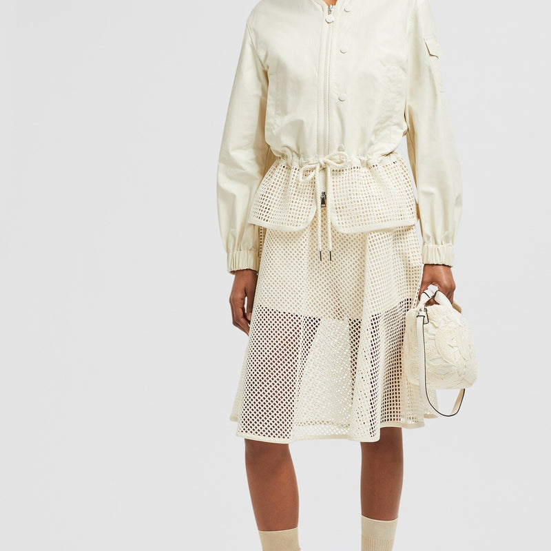 ROCHECOTTE BRODERIE ANGLAISE-TRIMMED JACKET