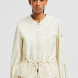 ROCHECOTTE BRODERIE ANGLAISE-TRIMMED JACKET