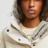 TARKINE HOODED COTTON & LINEN FIELD JACKET