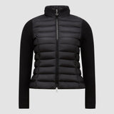 PADDED WOOL ZIP-UP CARDIGAN