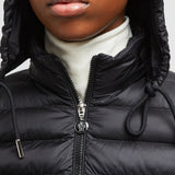PADDED WOOL ZIP-UP CARDIGAN