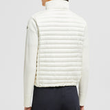 PADDED WOOL ZIP-UP CARDIGAN