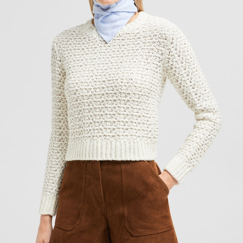 TEXTURED COTTON JUMPER