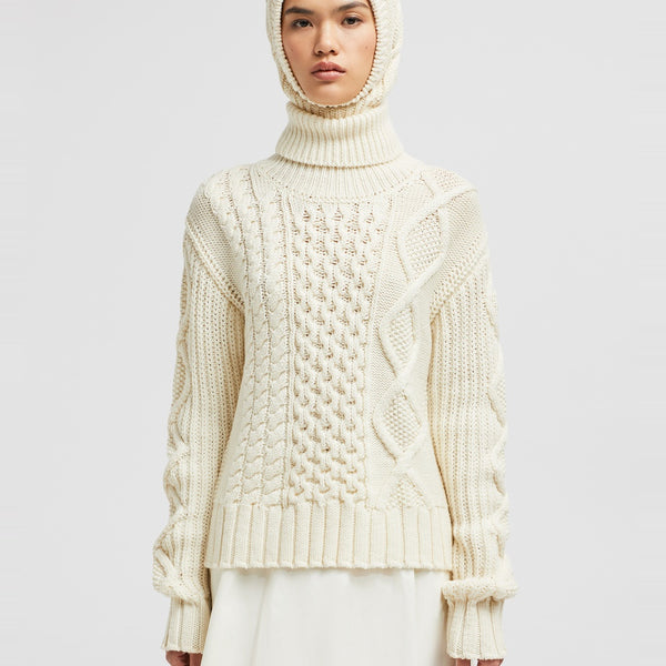 WOOL POLO NECK JUMPER