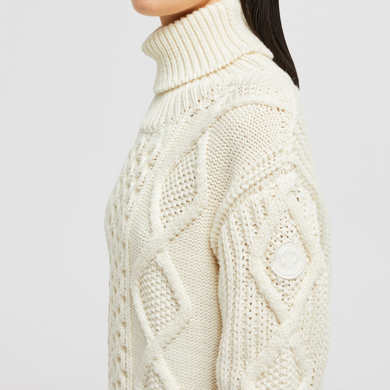 WOOL POLO NECK JUMPER