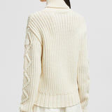 WOOL POLO NECK JUMPER