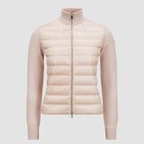PADDED WOOL ZIP-UP CARDIGAN