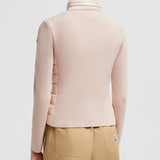 PADDED WOOL ZIP-UP CARDIGAN