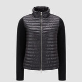 PADDED WOOL ZIP-UP CARDIGAN