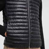 PADDED WOOL ZIP-UP CARDIGAN