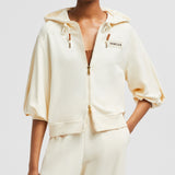 COTTON ZIP-UP HOODIE