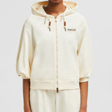 COTTON ZIP-UP HOODIE