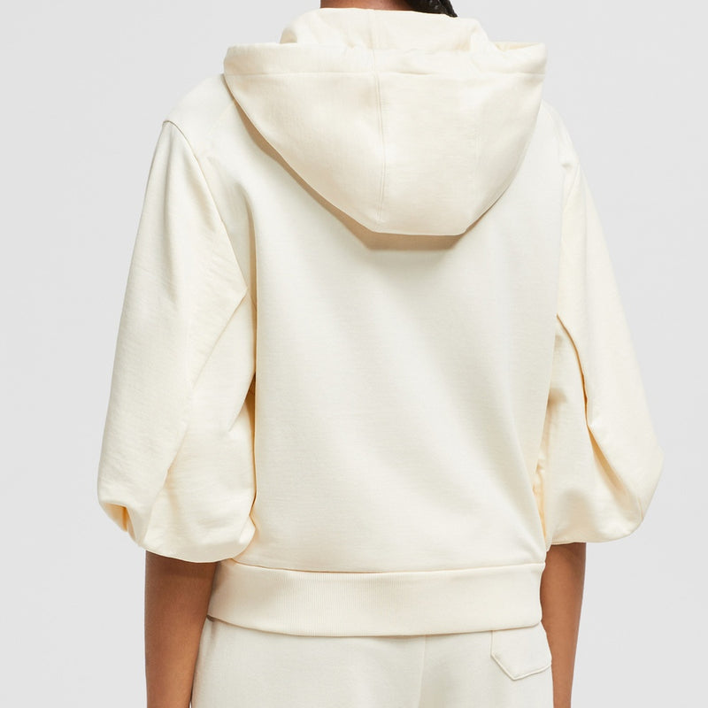 COTTON ZIP-UP HOODIE