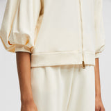 COTTON ZIP-UP HOODIE