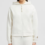 YEAR OF THE SNAKE EMBROIDERED LOGO NEOPRENE ZIP-UP HOODIE