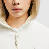 YEAR OF THE SNAKE EMBROIDERED LOGO NEOPRENE ZIP-UP HOODIE