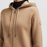 WOOL & CASHMERE ZIP-UP HOODIE