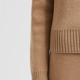 WOOL & CASHMERE ZIP-UP HOODIE