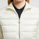 PADDED WOOL ZIP-UP CARDIGAN