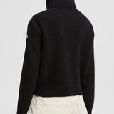 PADDED WOOL CARDIGAN