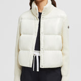 PADDED WOOL CARDIGAN