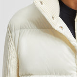 PADDED WOOL CARDIGAN