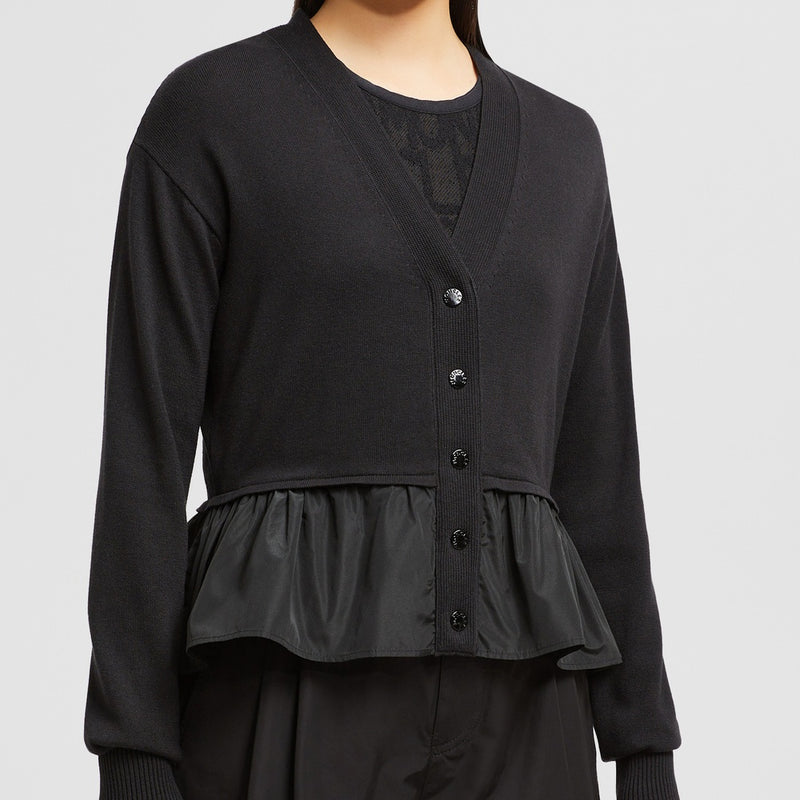 COTTON, CASHMERE & SILK CARDIGAN