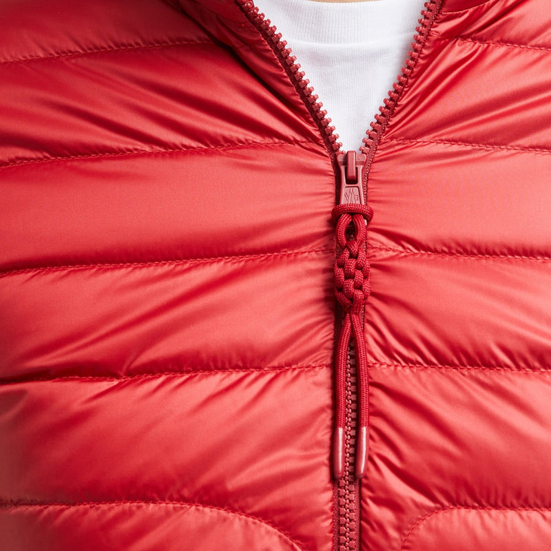 PADDED SNAKE-QUILTED COTTON CARDIGAN