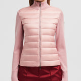 PADDED WOOL CARDIGAN