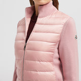 PADDED WOOL CARDIGAN