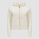 WOOL & CASHMERE ZIP-UP HOODIE