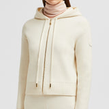 WOOL & CASHMERE ZIP-UP HOODIE