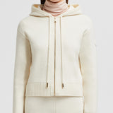 WOOL & CASHMERE ZIP-UP HOODIE
