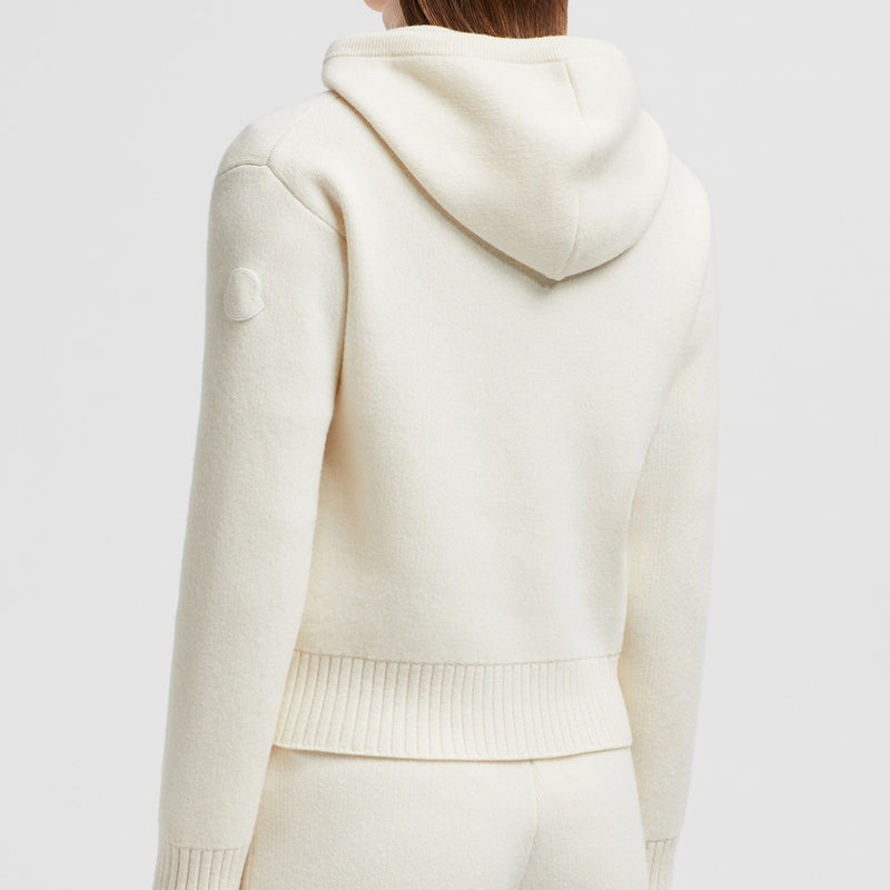 WOOL & CASHMERE ZIP-UP HOODIE