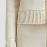 WOOL & CASHMERE ZIP-UP HOODIE