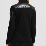 PADDED WOOL CARDIGAN