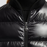 PADDED WOOL CARDIGAN