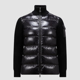 PADDED WOOL CARDIGAN